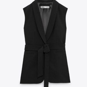 ZARA Black Blazer Top